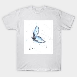 Butterfly, insect, summer, spray. Watercolor, art decoration, sketch. Illustration hand drawn modern painting T-Shirt